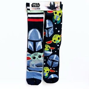 Disney Star Wars Crew Socks The Mandalorian Grogu Baby Yoda Mens Womens Fun Gift